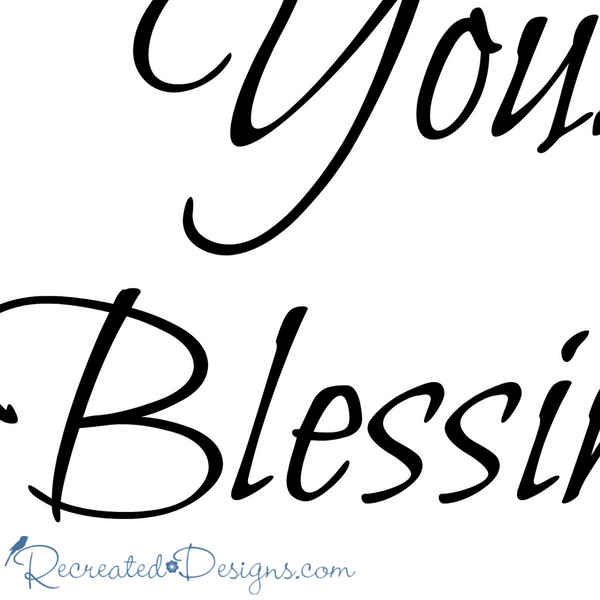 Count Your Blessings - Large