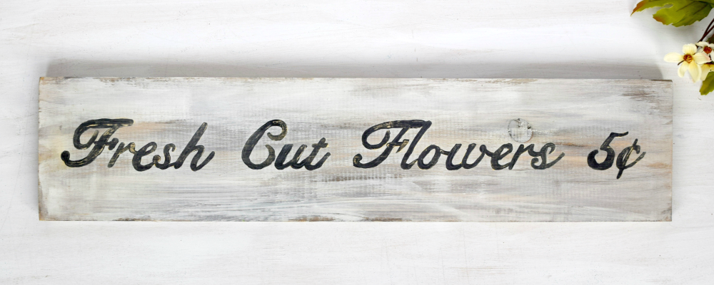 Fresh Cut Flowers 5¢