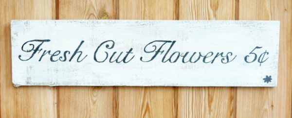 Fresh Cut Flowers 5¢